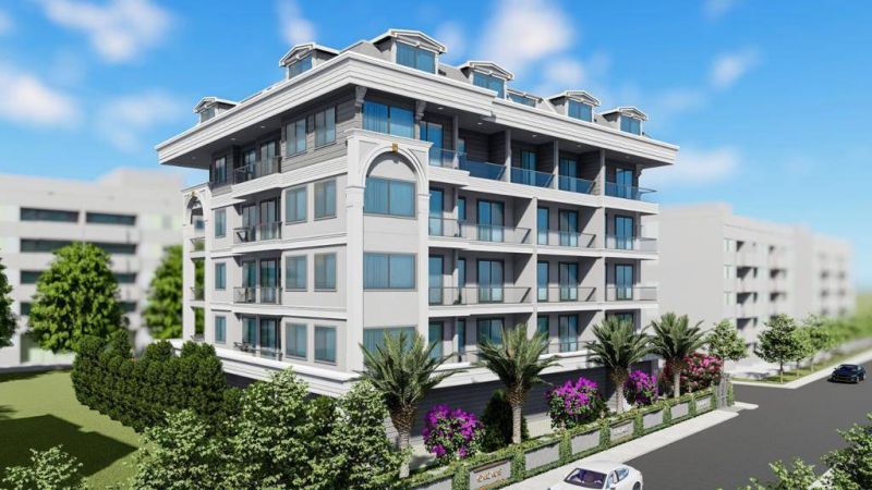 Novopostavené apartmány pri pláži Kleopatra, len 400 metrov od centra Alanye APM - 1