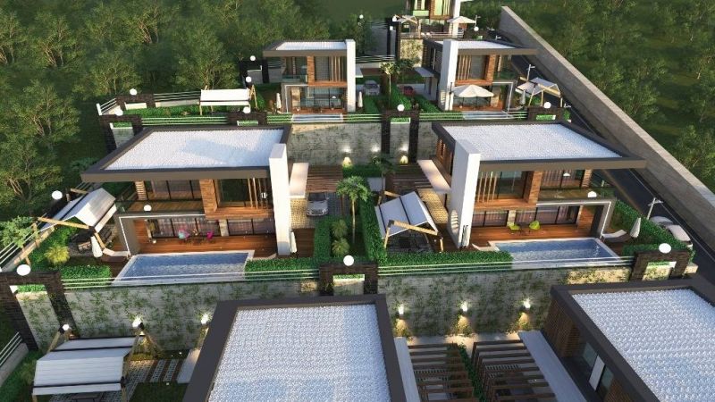 Vila pri Stredozemnom mori Alanya Kargicak - vlastná sauna a bazén APM - 15