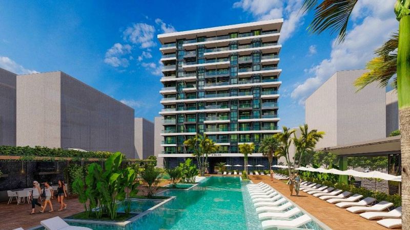 Apartmány v prvej línii od pláže v Alanyi - Mahmutlar APM - 30