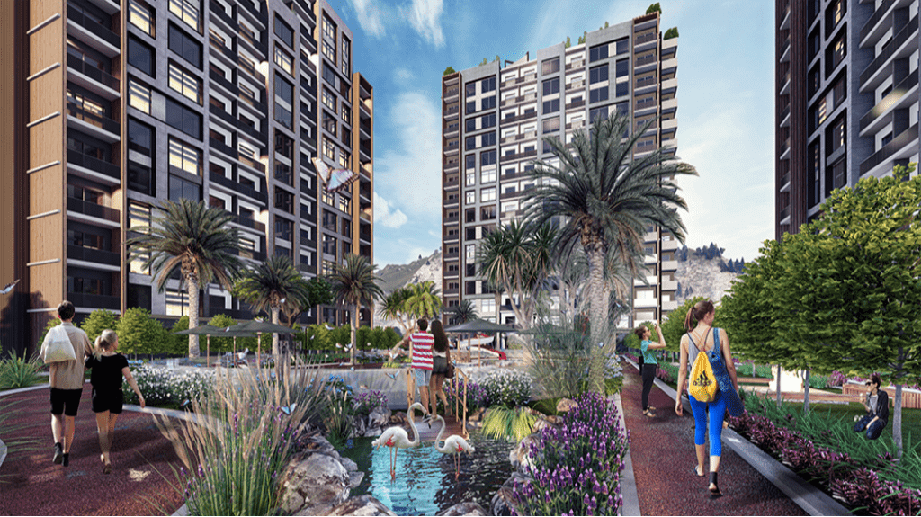 Byty na predaj Mersin Tece - sa nachádzajú v jednej z najobľúbenejších lokalít mesta APM - 14