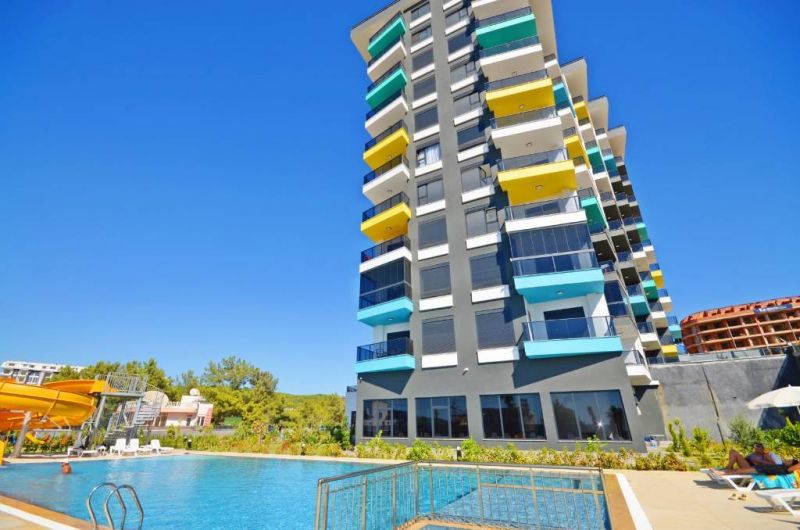  Zariadený byt 1+1 na predaj v Alanyi Avsallar APM - 1