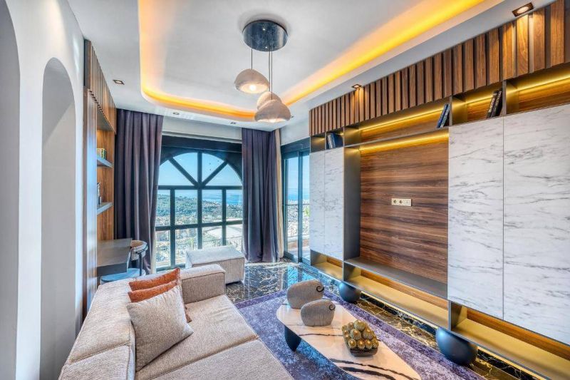 Luxusná vila s úchvatným výhľadom v Alanyi - Kargıcak, vhodná na turecké občianstvo APM - 8