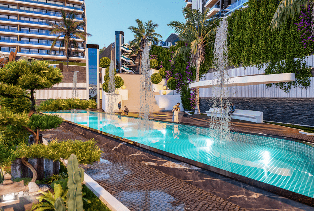 Ponúkame na predaj byty v luxusnom komplexe Turecko Alanya Kargıcak APM - 31