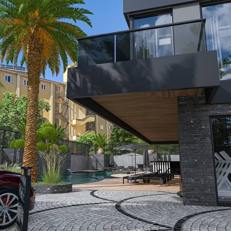 Nový rezidenčný projekt v centre Alanye, len 150 metrov od pláže Kleopatra APM - 20