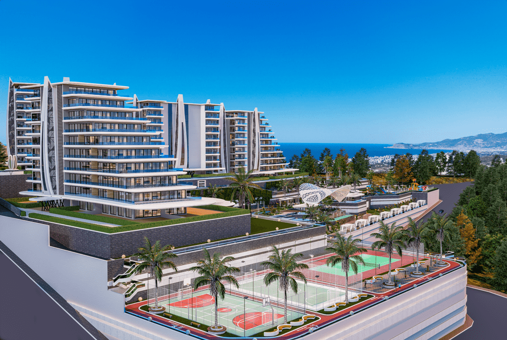 Ponúkame na predaj byty v luxusnom komplexe Turecko Alanya Kargıcak APM - 39