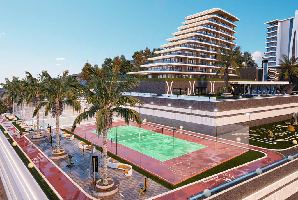Ponúkame na predaj byty v luxusnom komplexe Turecko Alanya Kargıcak APM - 37
