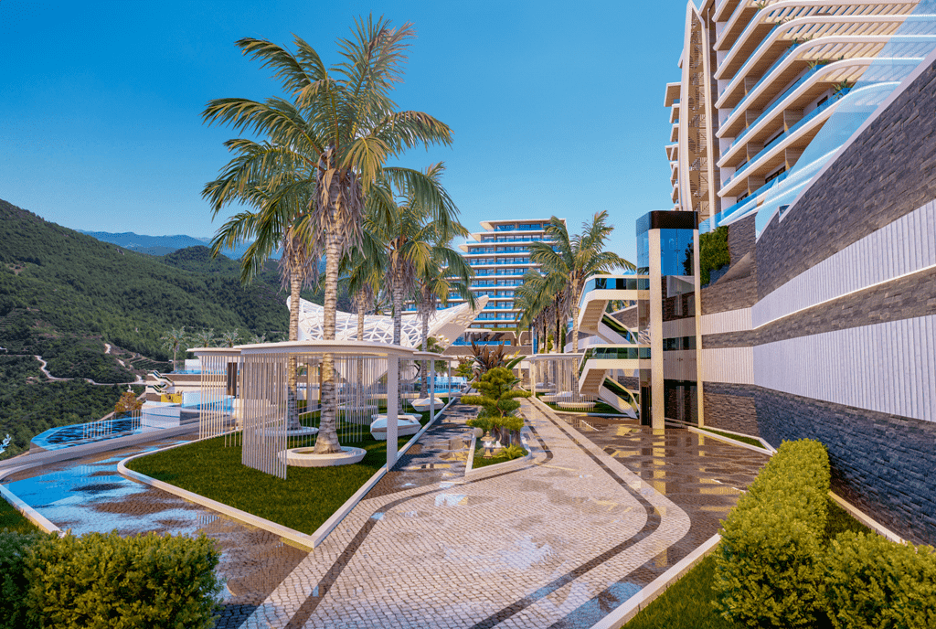 Ponúkame na predaj byty v luxusnom komplexe Turecko  Alanya Kargıcak  APM - 30