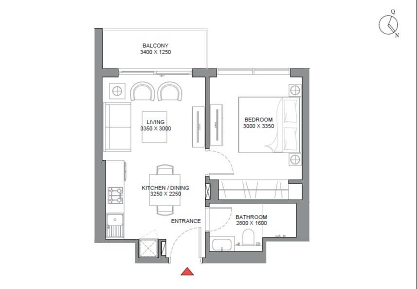 Apartmány Dubaj, 330 Riverside Crescent - Sobha Hartland II - 9