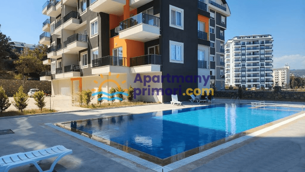 Útulný 2 - izbový byt na predaj v Turecku, časť Avsallar - Alanya  APM