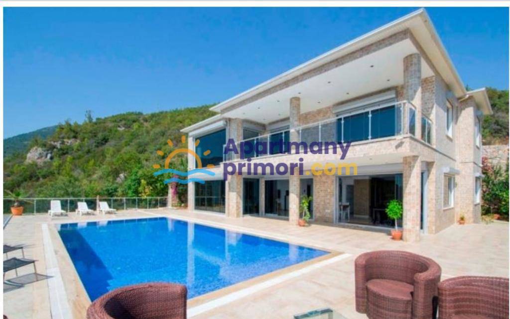Moderná 5-izbová vila Alanya na predaj s vlastným bazénom - Alanya Bektaş APM