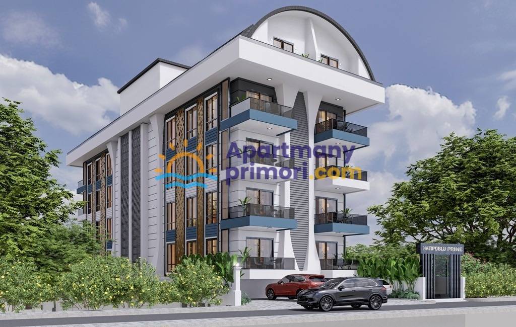 Na predaj nové 3-izbové byty v centre mesta Alanya - výborná investícia  APM
