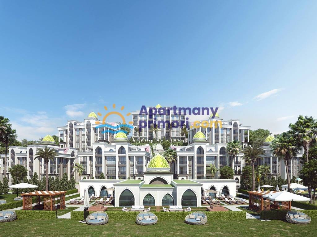 Luxusné dovolenkové byty na predaj v Turecku - aktivity v komplexe a SPA APM