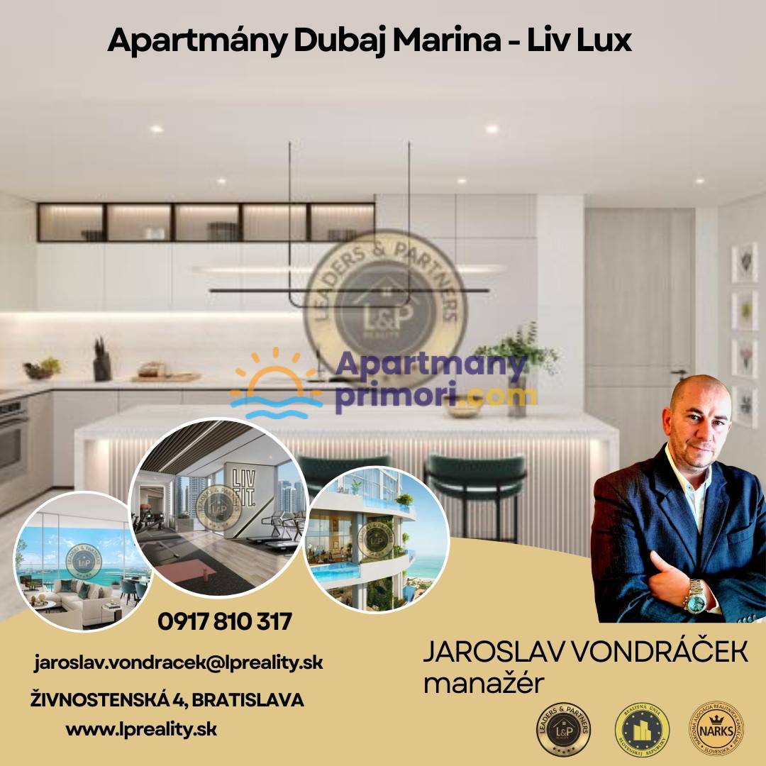 Apartmány Dubaj Marina - Liv Lux