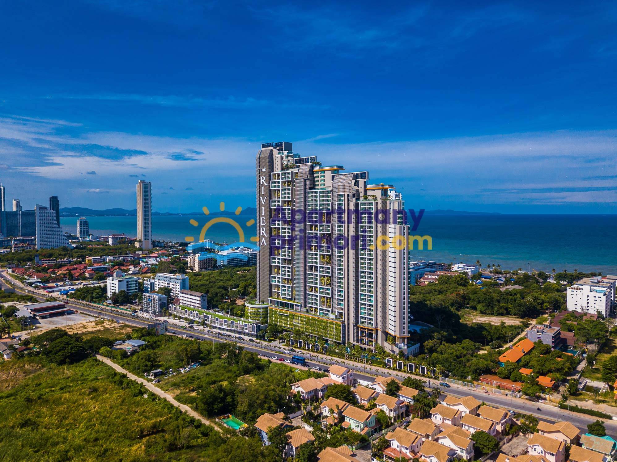 Apartmány The Riviera Jomtien, Pattaya-Thajsko