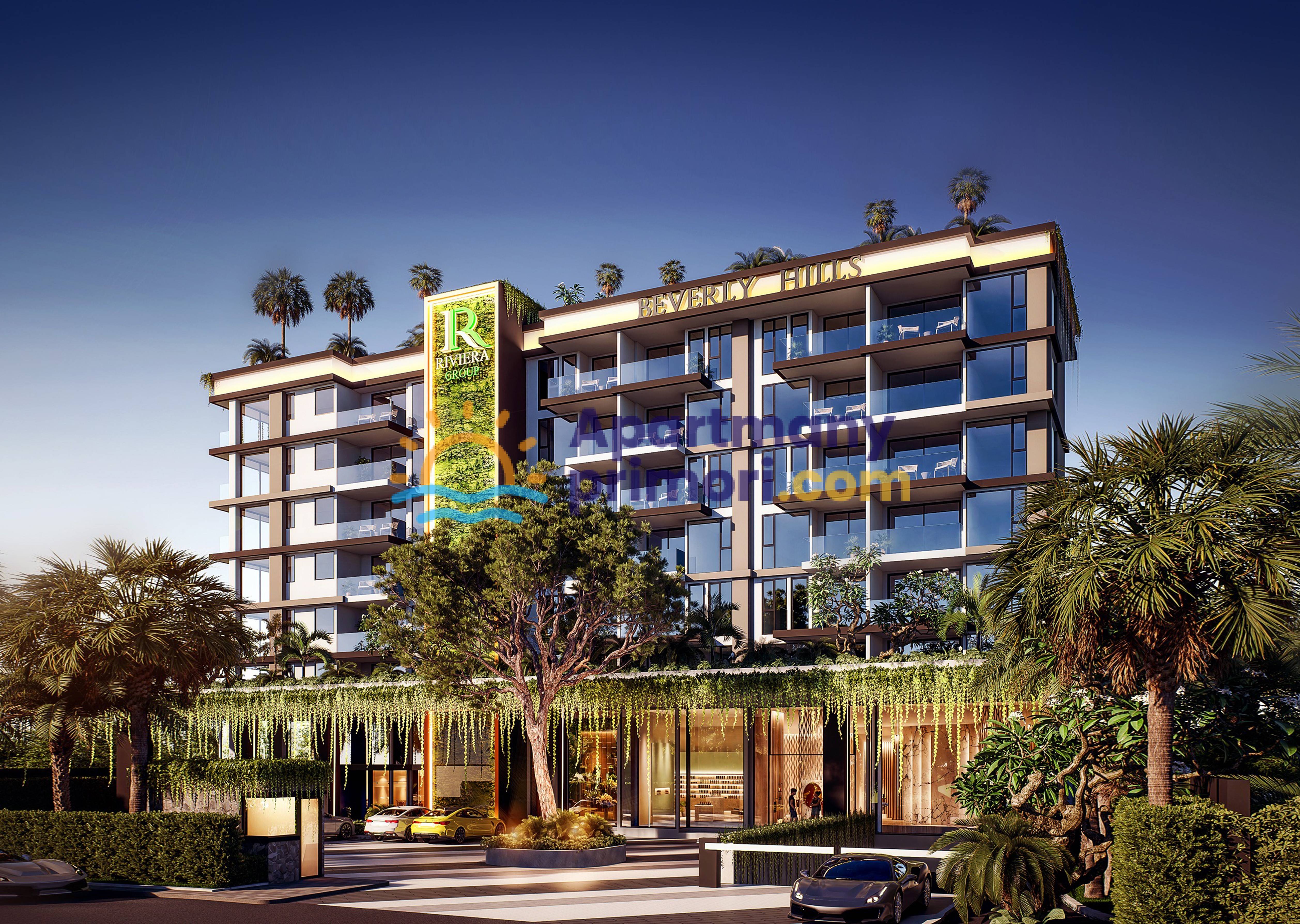 Apartmány The Riviera Beverly Hills, Pattaya-Thajsko