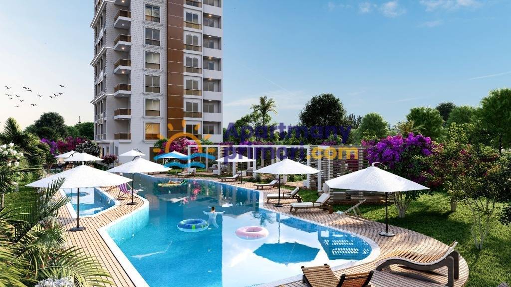 Cenovo dostupné nové byty na splátky v Mersin Tece pri mori APM