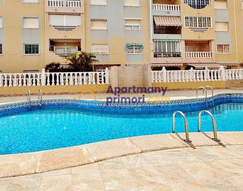 Apartmán 3+kk s bazénom, Torrevieja-La Mata, Španielsko