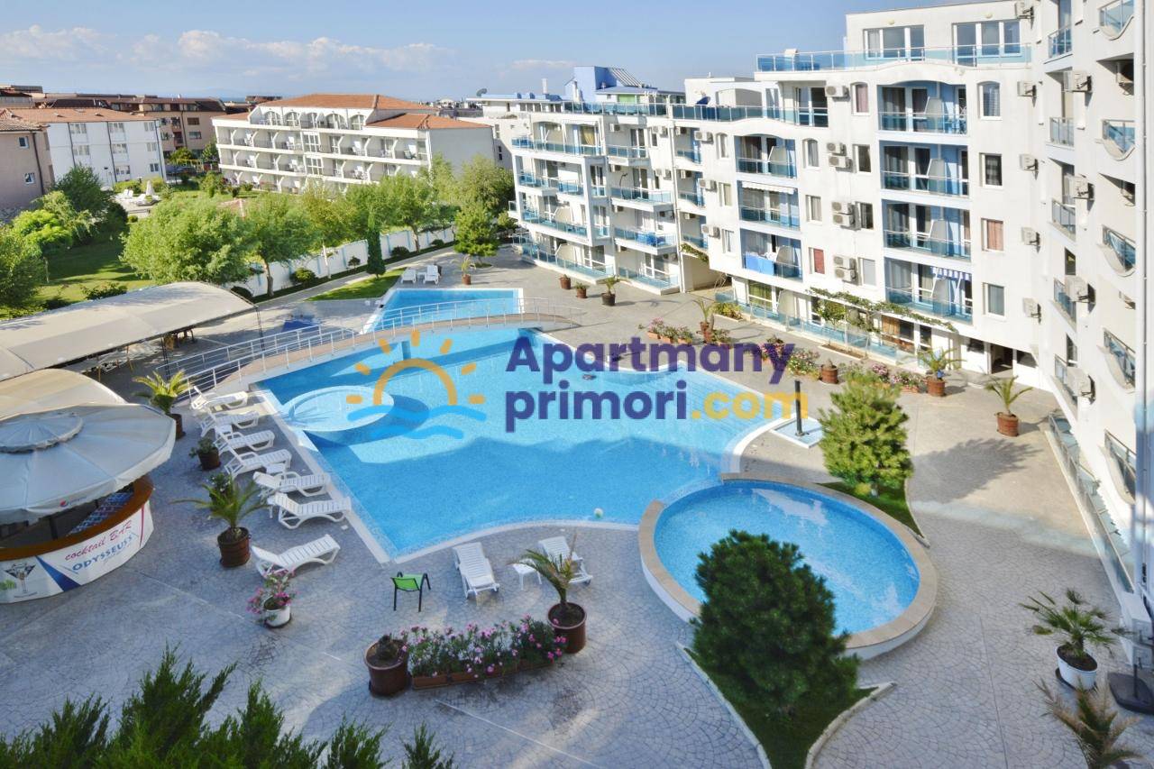 Apartmán 2+kk s bazénom Nesebar-Bulharsko