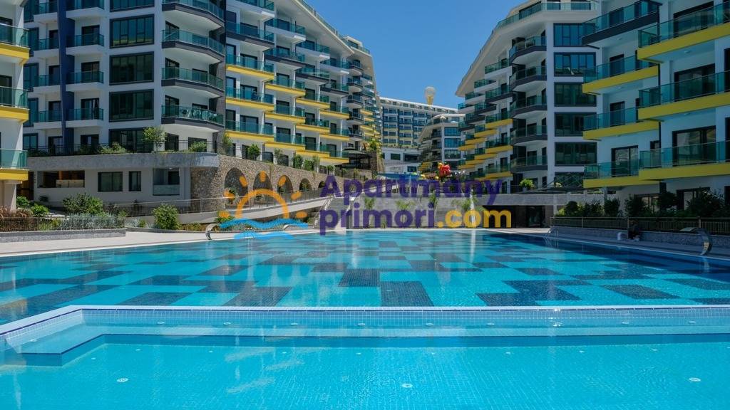 Zariadený byt s výhľadom na more Alanya Kargıcak Turecko APM